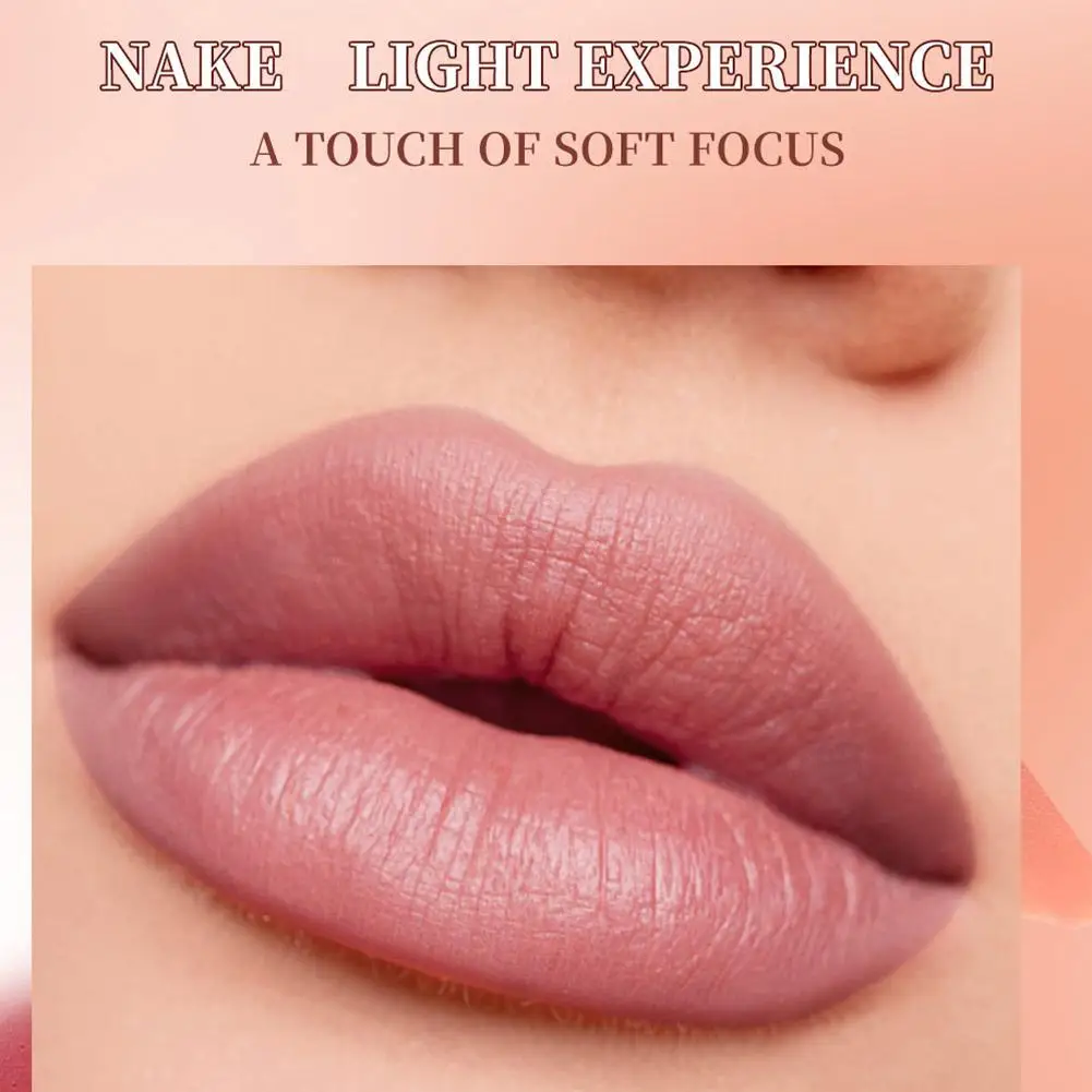 ชุดดินสอเขียนขอบปาก 6 ชิ้น/ชุด กันน้ำ ติดทนนาน ชุดดินสอเขียนขอบปาก สีนู้ด