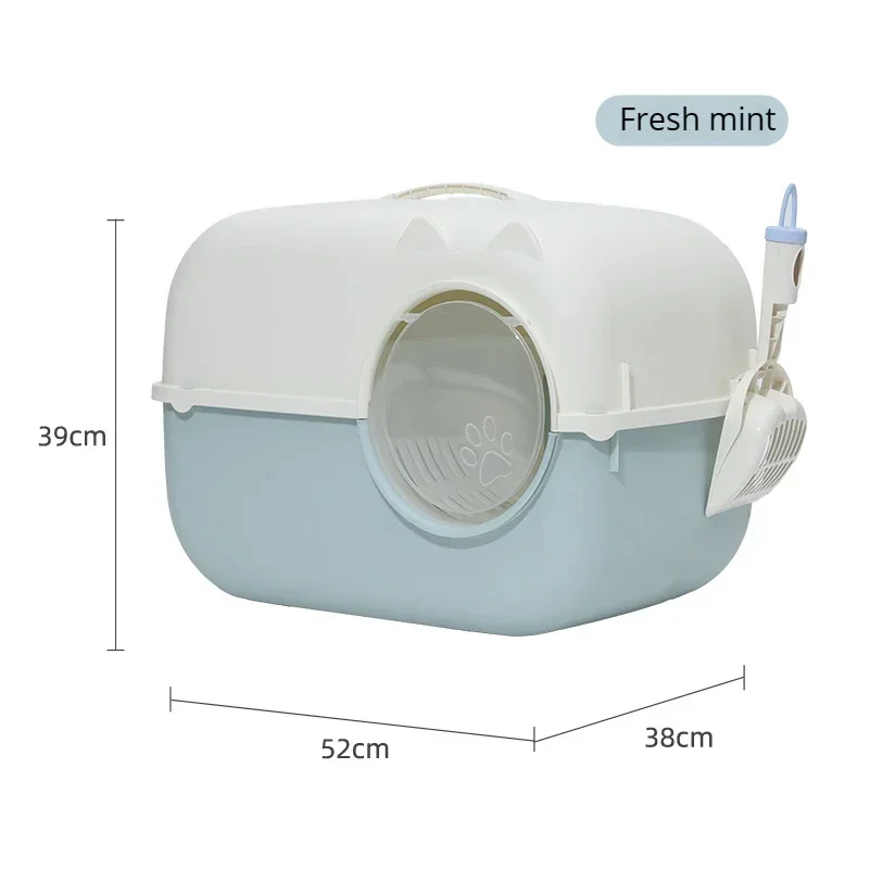 

A Cat Litter Box Top Entry Fully Enclosed Extra Large Automatic Deodorization Cat Toilet Pet Supplies