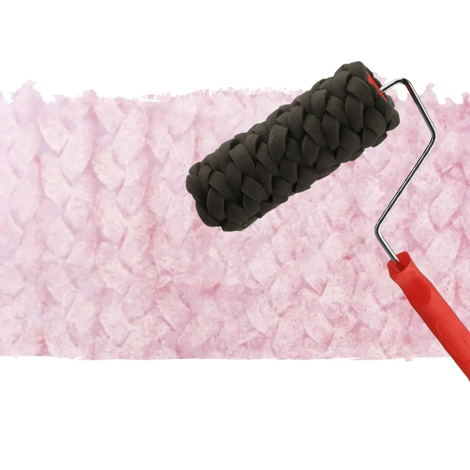 

Decorative Paint Brush Sponge Roller Brush Versatile Indoor Outdoor Use DIY Renovation Tool Easy To Store DIY Renovation