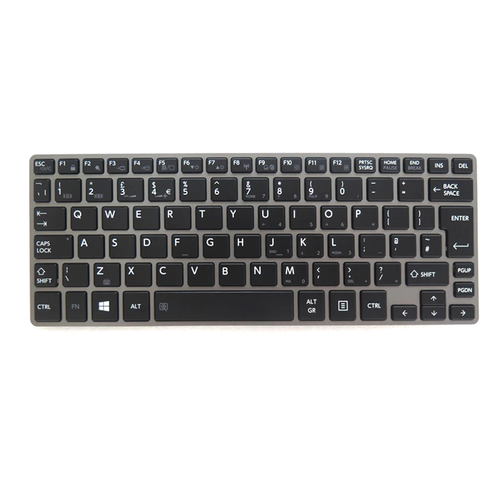 Laptop Keyboard For Toshiba For Portege Z30-B Z30T-B Z30-C Z30T-C G83C000JW5EN 9Z.NAJBN.B0U NSK-V1ABN United Kingdom UK Backlit