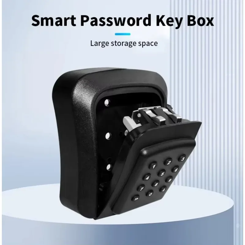 Hot Selling TTlock Zinc Alloy IP65 Digital Password Storage Lockbox Outdoor Wall Keyless Smart Key Box for Keys