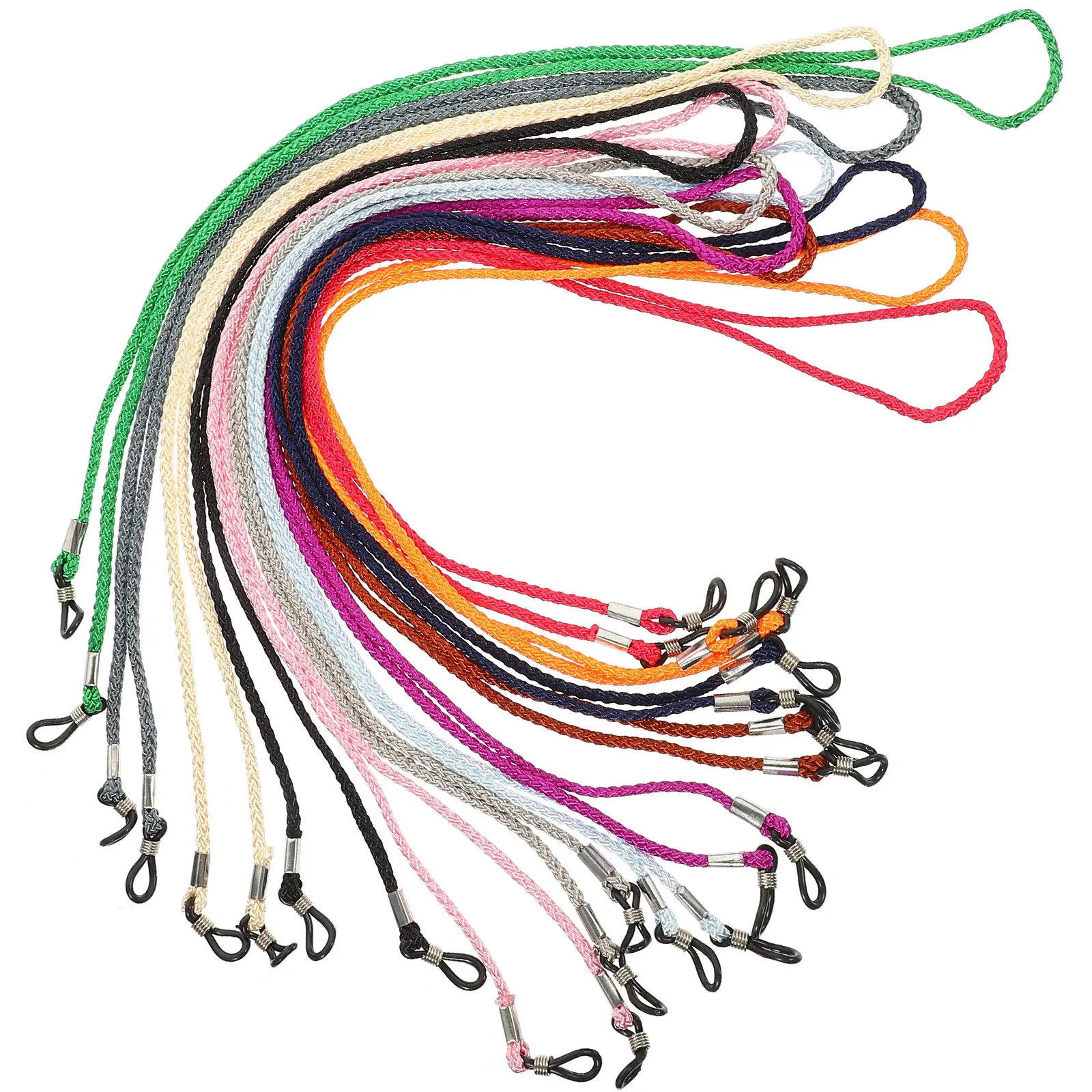 

12Pcs Anti-Slip Glasses Cords Premium Wear-Resistant Eyeglasses Straps for Running Hiking Cycling Secure Neck Arm Head Mount