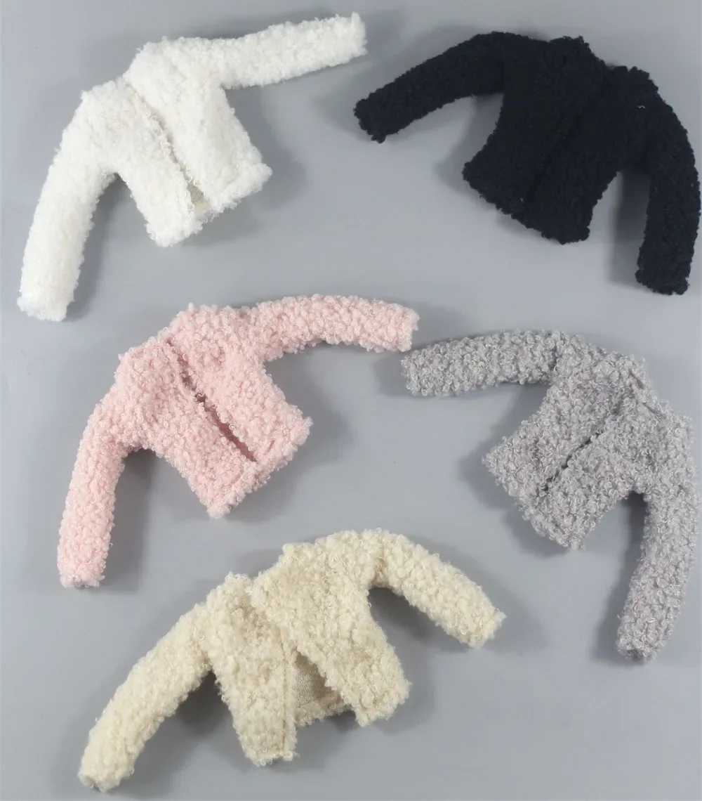 Doll Clothes 1:6 Scale Dress Fur Coat Outfit for 11.5 inch 30cm Doll Many Style for Choice Gifts for girls doll accessories #13