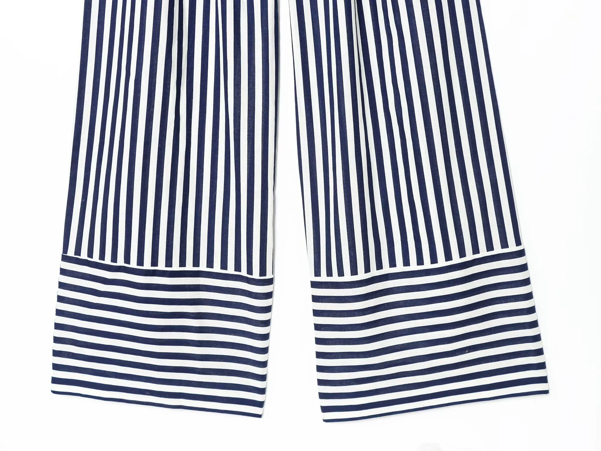 KONDALA 2025 シックな女性用ロングストライプジャンプスーツ ハイウエストジッパーサッシュ パッチワークボディスーツ ワイドレッグ エレガントな教師用プレイスーツ