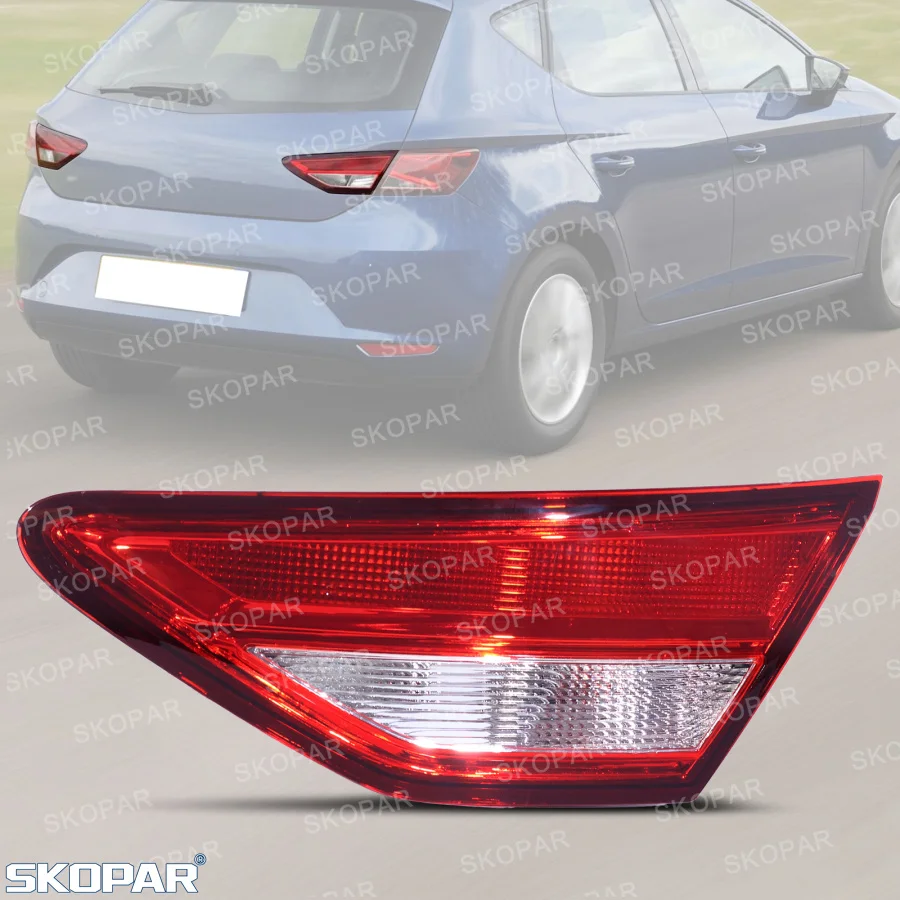 Voor Seat LHD Leon 2013 2014 2015 2016 Auto accessoires Halogeen Achterlicht Achterremlicht Zonder Lampen 5F0945095D 5F0945094L