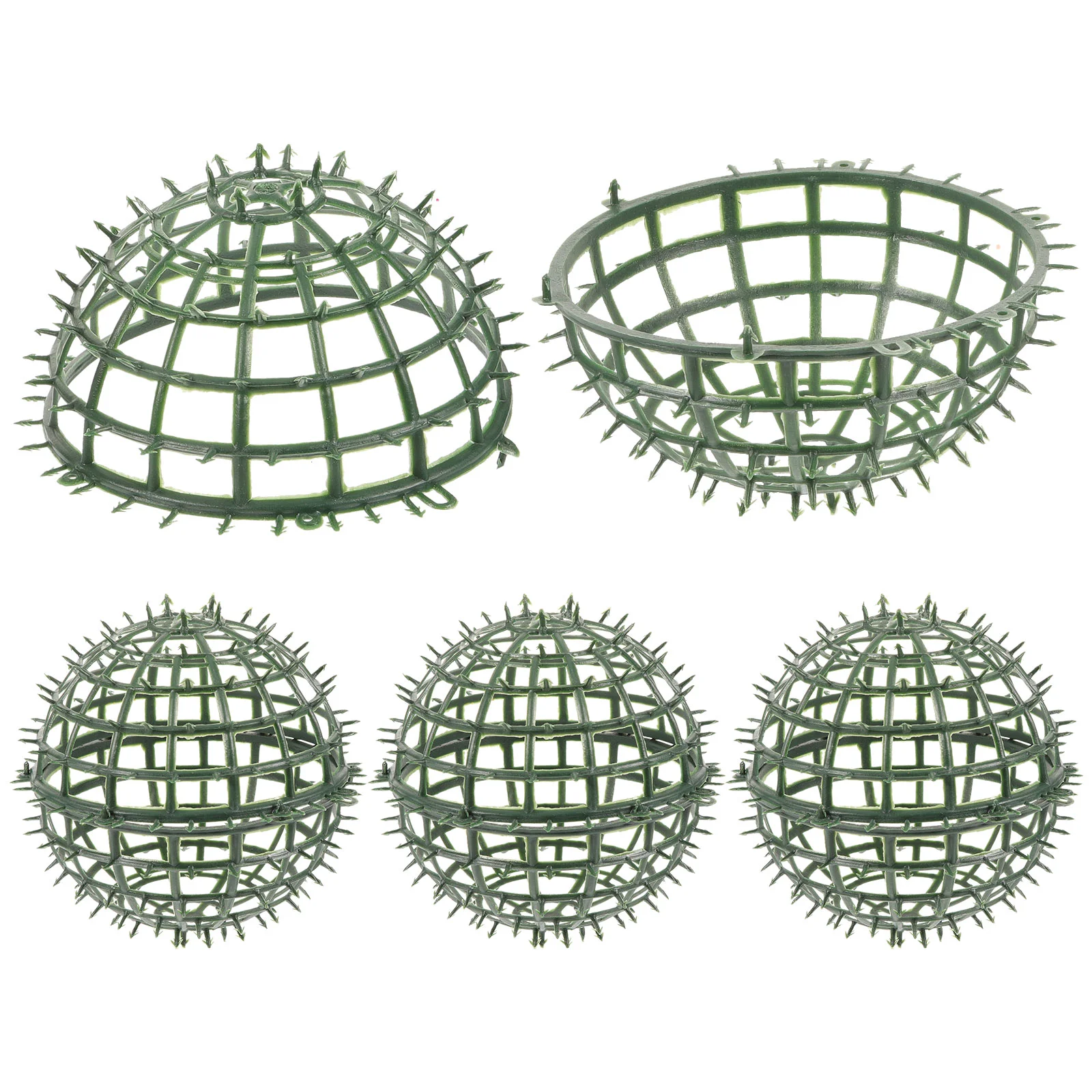 

4 Pcs Artificial Grass Ball Frame Flower Arrangement Rack Topiary Cage Round Plant Ball-flower Holder