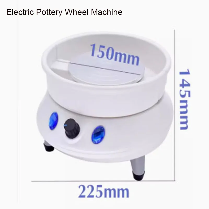 Electric Pottery Wheel Machine crafts Turntable Ceramic DIY Sculpting Tool Machine