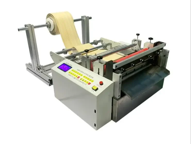 HZX-400 Microcomputer Automatic Cutting Machine, Non -woven fabric plastic film polyester PVC copper and aluminum foil cutter