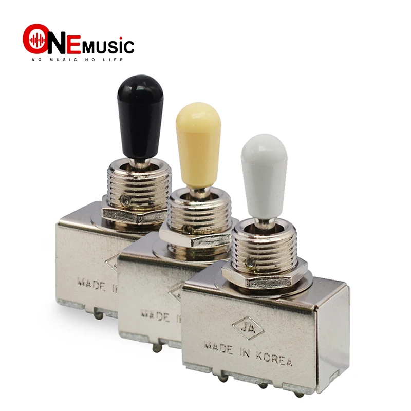 Chrome 3 Way Toggle Switch for Electric Guitar with Black/Cream/White Tip: A Comprehensive Review