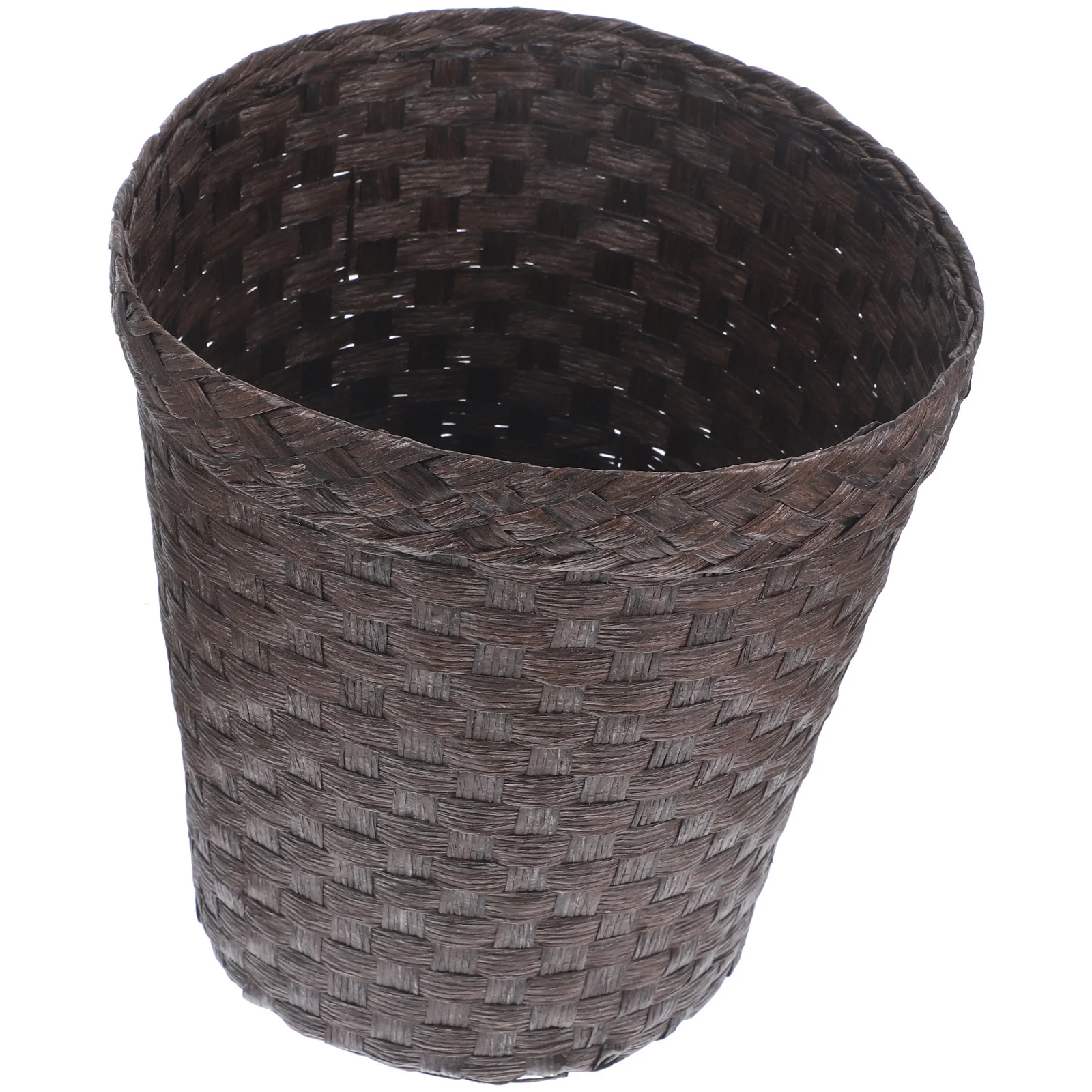 

Simple Woven Storage Basket Large Capacity Rattan Home Organizer Desktop Simple Woven Storage Basket Rattan Baskets
