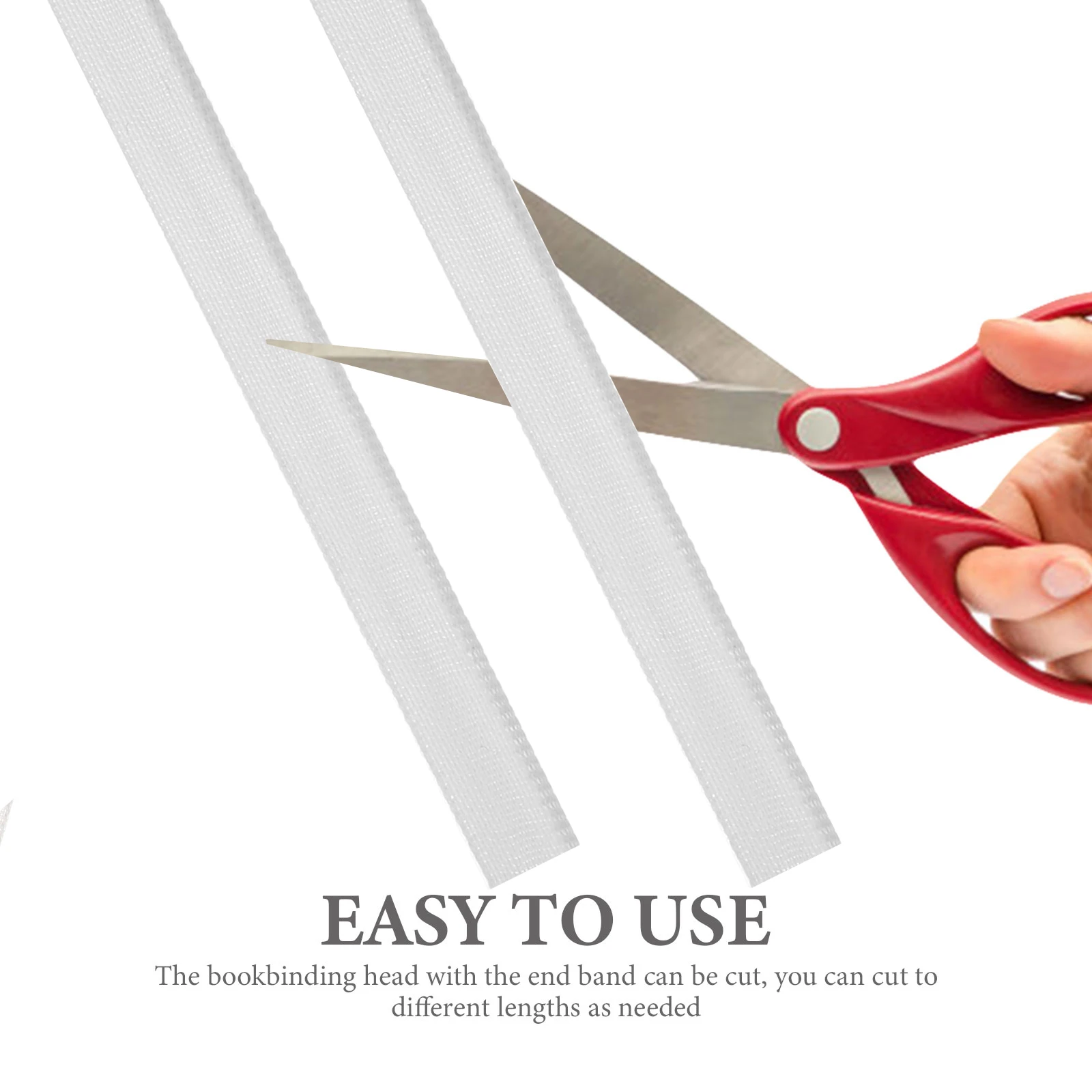 

1 Roll Book Binding Belt Heavy Duty Tail Band Ribbon for Photo Album Scrapbook Binding Materials Office School Home Use