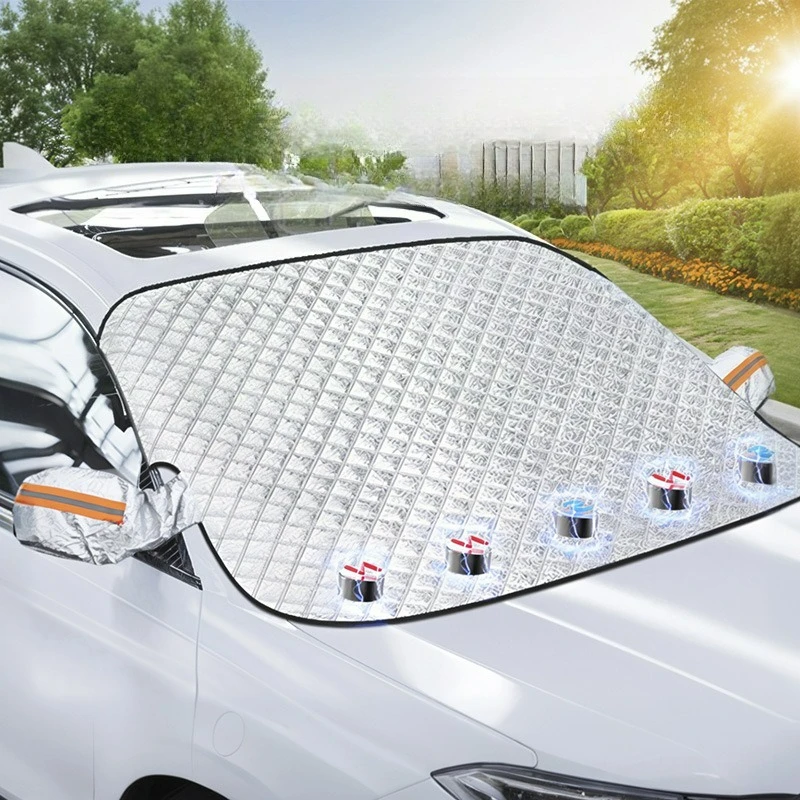 

1 шт. CMмагнитный автомобильный солнцезащитный/снежный щит ​ ​ Крышка лобового стекла с защитой от ультрафиолета, половина штормов от царапин