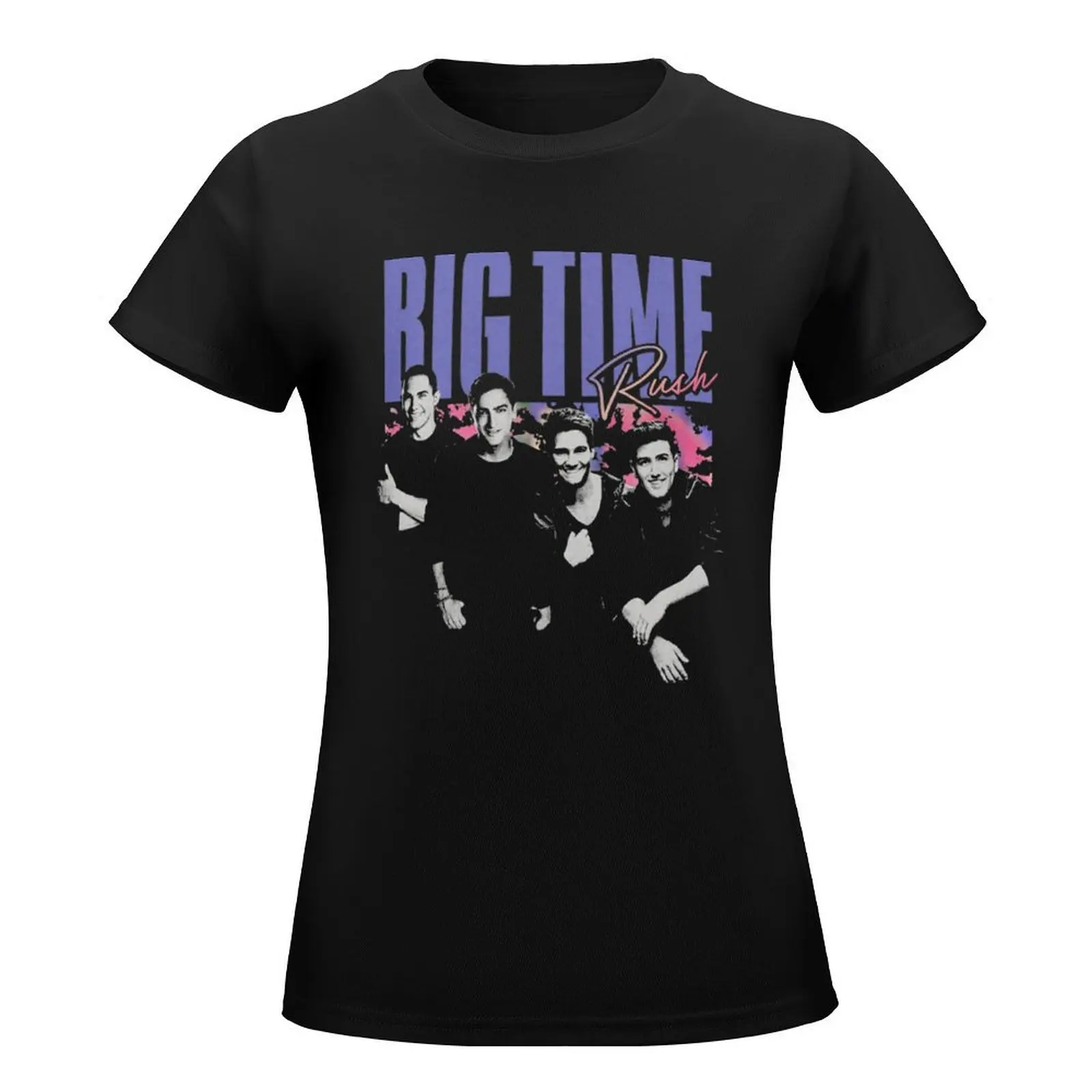 big time rush 2021 btr T-Shirt female summer top Aesthetic clothing cat shirts for Women