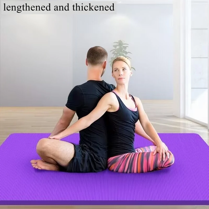 

185cm×90cm×1cm Fitness Exercise Pad for Home Floor Workout Yoga Mat Pilates Fitness Mat Thicknes Non Slip Yoga Cushion Travel