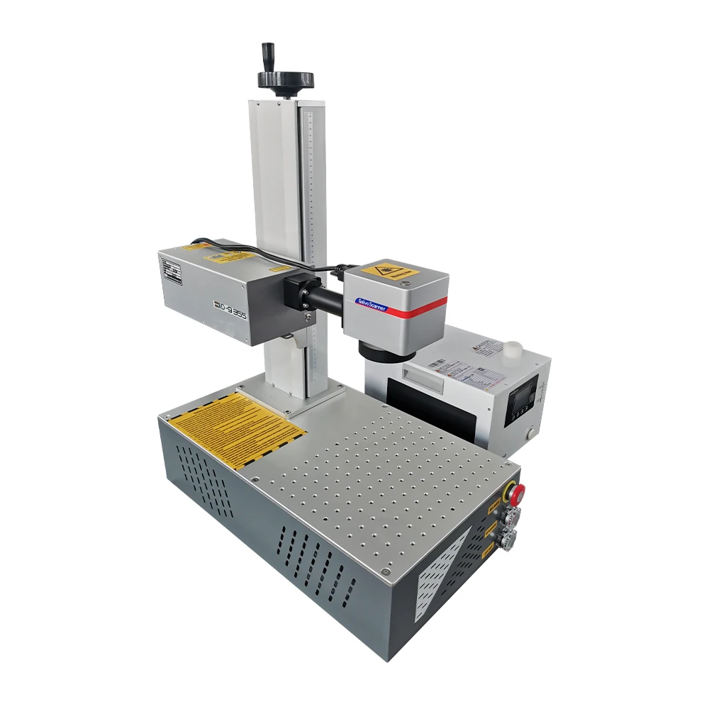 UV Laser 355nm 3W 5W 10W Glass PCB PVC Plastic Lamp Bulb UV Laser Marking Machine with Water Cooling System