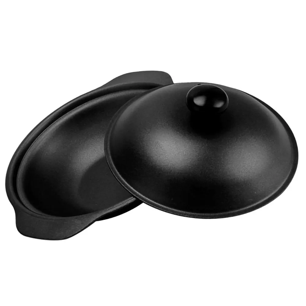 

Iron Casserole Kitchen Stew Pot Braised Chicken Soup Cooking Pot Nonstick Kitchen Cookware Iron Casserole