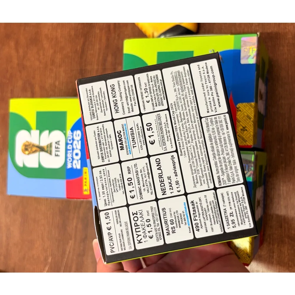 Genuine 2026 FIFA World Cup Panini Original Stickers International Version Rare Collection Football Fan Souvenir Present