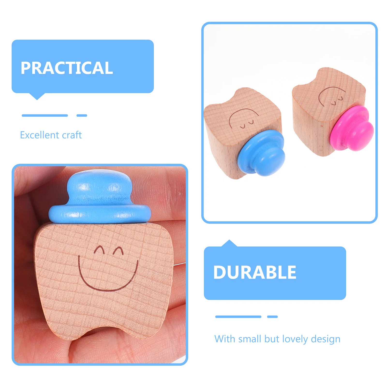 

4 шт., держатель для детских зубов, детская мемориальная коробка, деревянный чехол для хранения зубов, детский органайзер на память, коробка для детских зубов, защита зубов