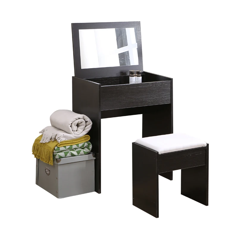 

Simple small apartment dresser bedroom makeup table mini flip top dressing table