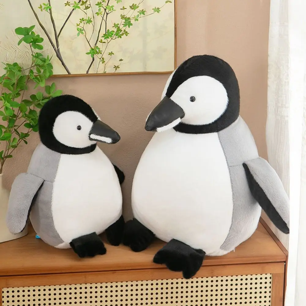 

Creative PP Cotton Simulation Penguin Plush Toy Soft Handmade Penguin Doll Stuffed Toy Fluffy Ins Penguin Plush Doll Home Decor