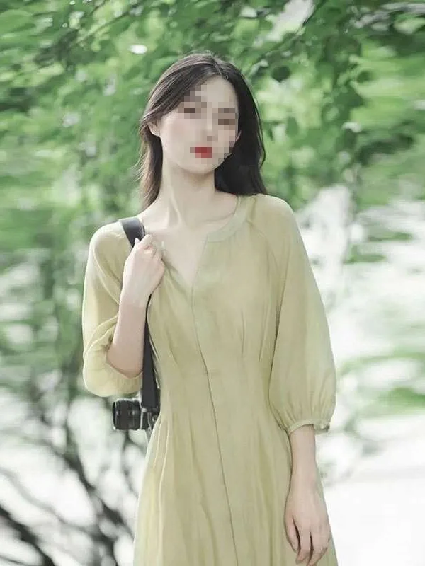 

Летнее женское платье в французском стиле, легкое, элегантное, А-силуэт, из полиэстера, с завышенной талией, с круглым вырезом, Ne Ciwalk Dr