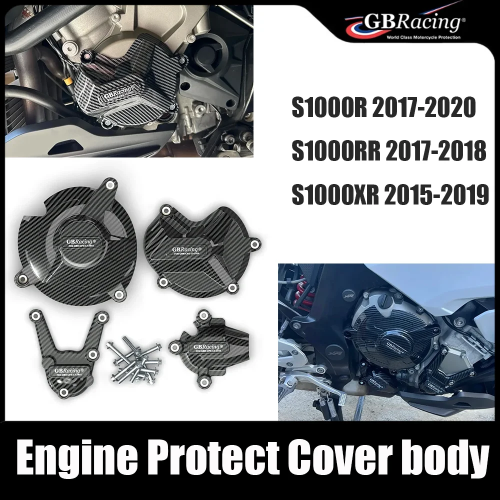 

For BMW S1000R S1000RR S1000XR 2015-2020 GB Racing Motorcycle Engine Protect Cover bodyFrames Clutch Pulse Protection Cover