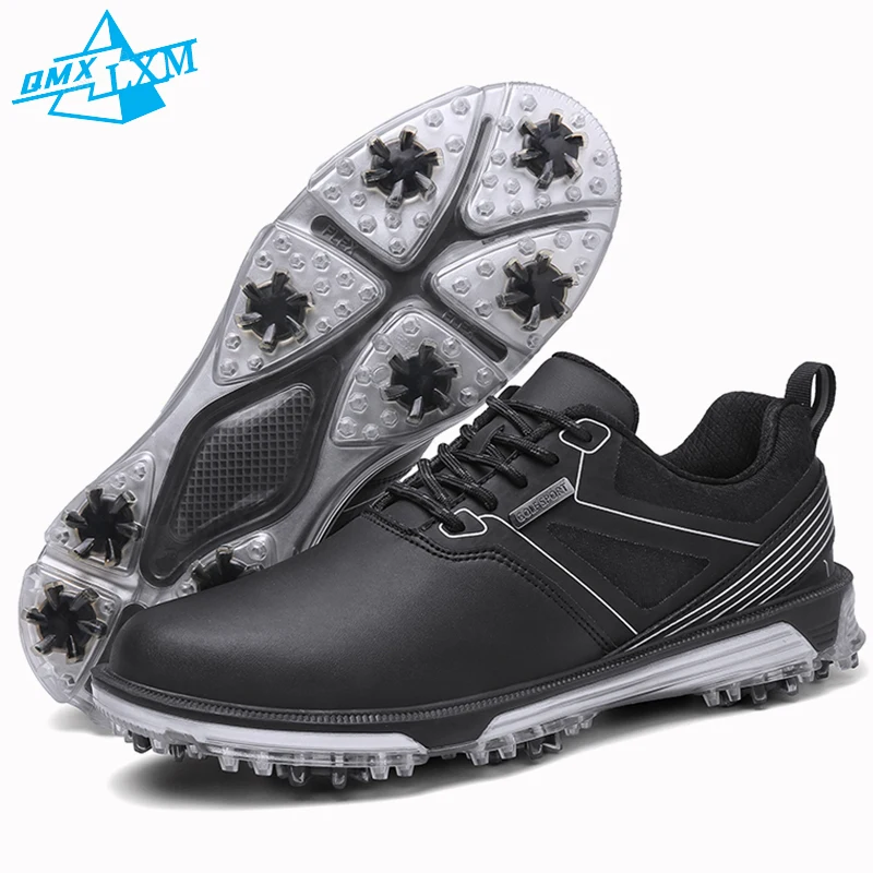 

Golf Shoes Original Men 2024 Professional Breathable Golf With Cleats Sneakers Non-Slip Outdoor Golf Training Golfer Footwear