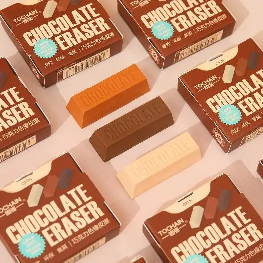 

1 коробка, ластики для укладки шоколада, креативные канцелярские принадлежности, мультяшные школьные канцелярские принадлежности, подарок студенту (SS-6186)