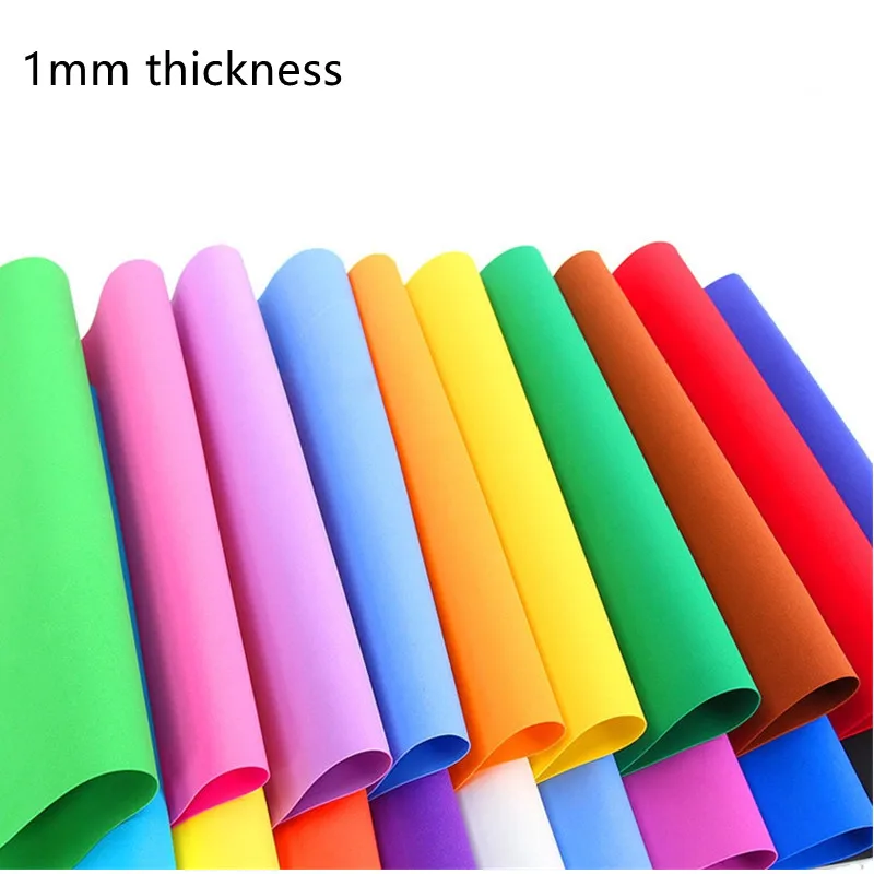 diy eva foam sheet of handmade paper craft foamiran For needlework and handicraft Rubber eva sheet for craft handmade material