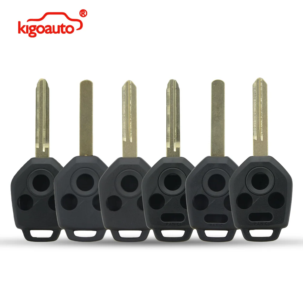 

kigoauto remote key case 3/4 button TOY43R NSN19 DAT17 Blade For Subaru Forester Outback Legacy Tribeca 2009-2012