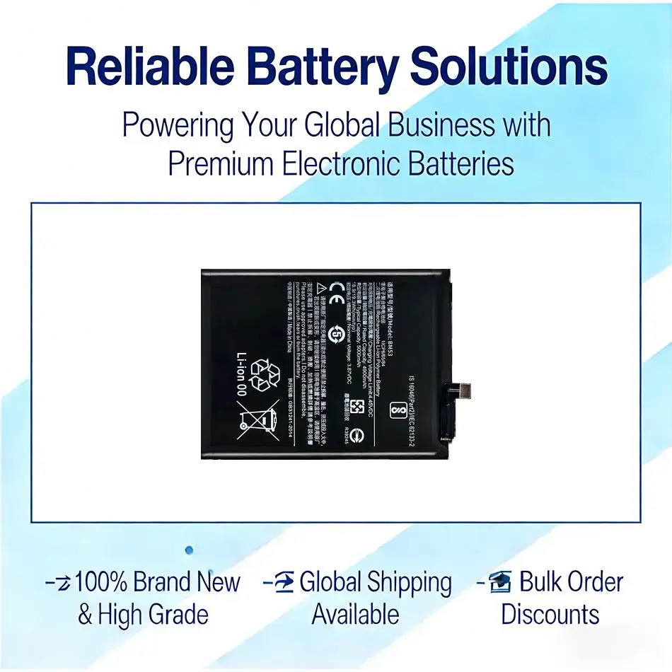 

For Xiaomi 10T 10T Pro 5000mAh High-Efficiency BM53 High Compatibility Mobile Phone Battery