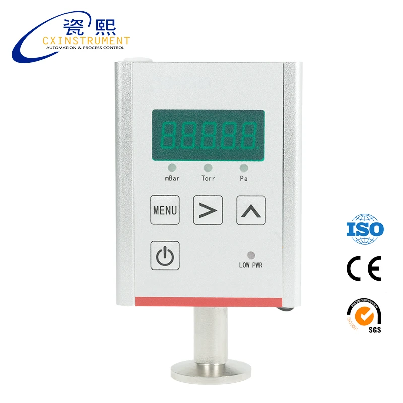 Digital Pirani Vacuum Pressure Gauge For Tube Furnace