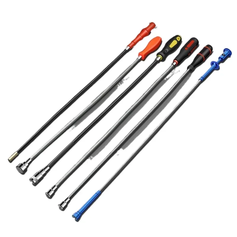 With lights Telescopic Magnetic Force, Automotive Maintenance Suction Bar,Magnetic Pickup,Automotive Suction Bar Suction Bar,Bar