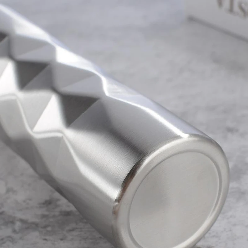 ขวดไฟ LED โคล่าแบบพกพาขวดกระบอกน้ำสแตนเลสผนังชั้นเดียวขนาด1000มล. สำหรับเล่นกีฬายิม