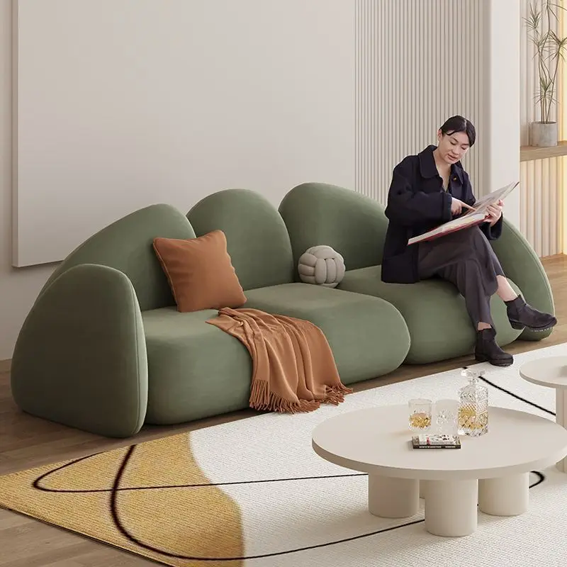 Light luxury lazy sofa living room Internet celebrity