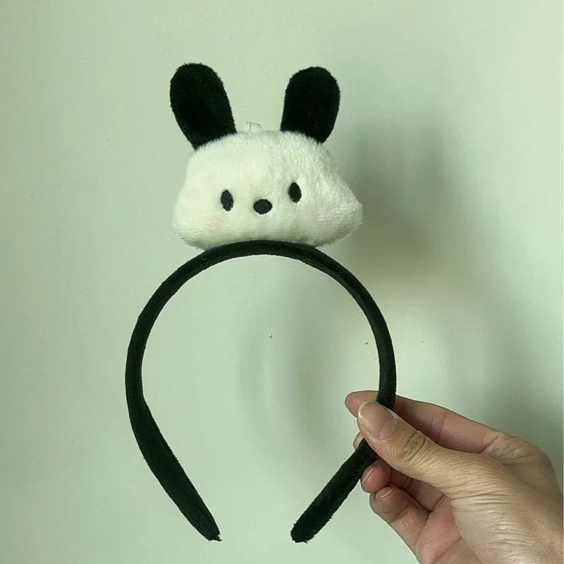 

Kawaii Pochacco Sanrio Cute Pochacco Hair Band Plush Cartoon Hairclip Pendant Cute Creative Headband Lovely Gifts for Girls