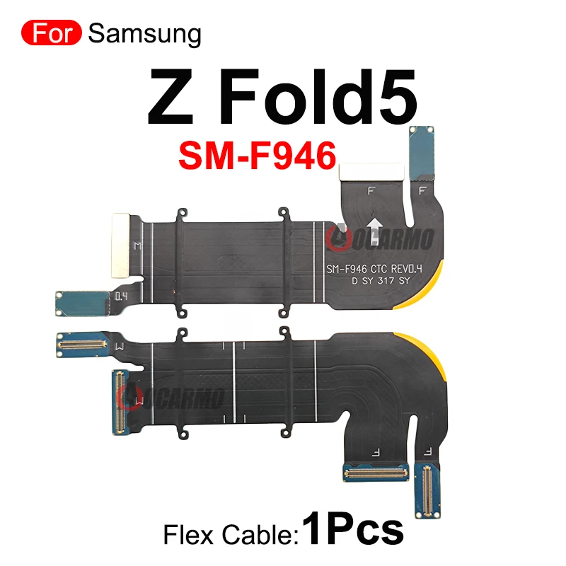 For Samsung Galaxy Z Fold 5 4 3 2 Fold1 Z Fold5 MainBoard Connection LCD Screen Spin Axis USB Main Flex Cable Replacement Part