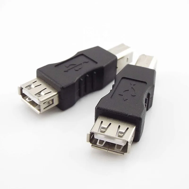 อะแดปเตอร์สำหรับแปลงตัวเมียชนิด USB ชนิด2.0ชนิดตัวเมียอะแดปเตอร์พอร์ตขายปลีกสำหรับเครื่องพิมพ์ USB พิมพ์ความเร็วสูง