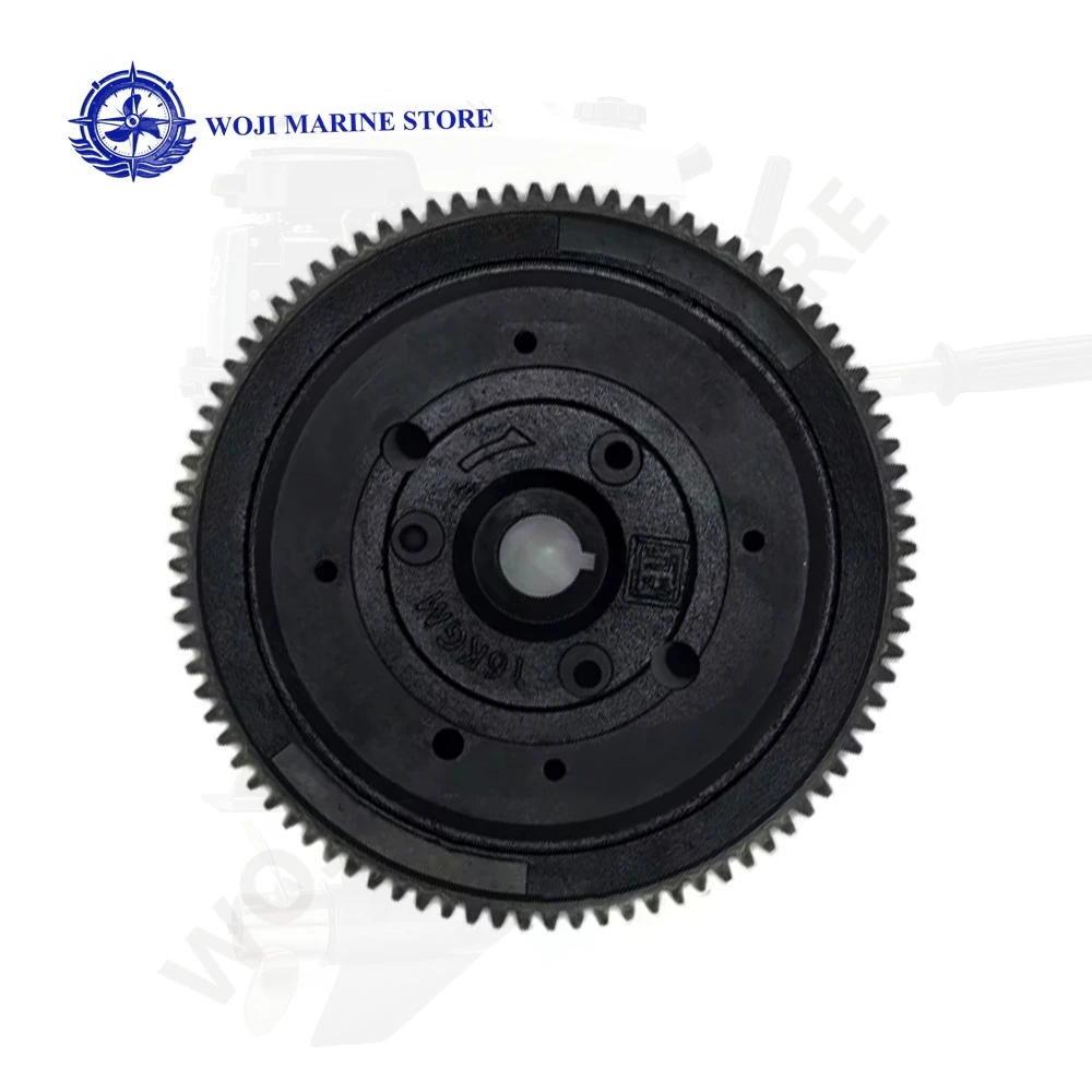 

66T-85550 Electrical Start Flywheel for Yamaha Outboard Motor 2T E40X 40XMH Rator Parsun Hidea SEAPRO HDX etc 66T-85550-10