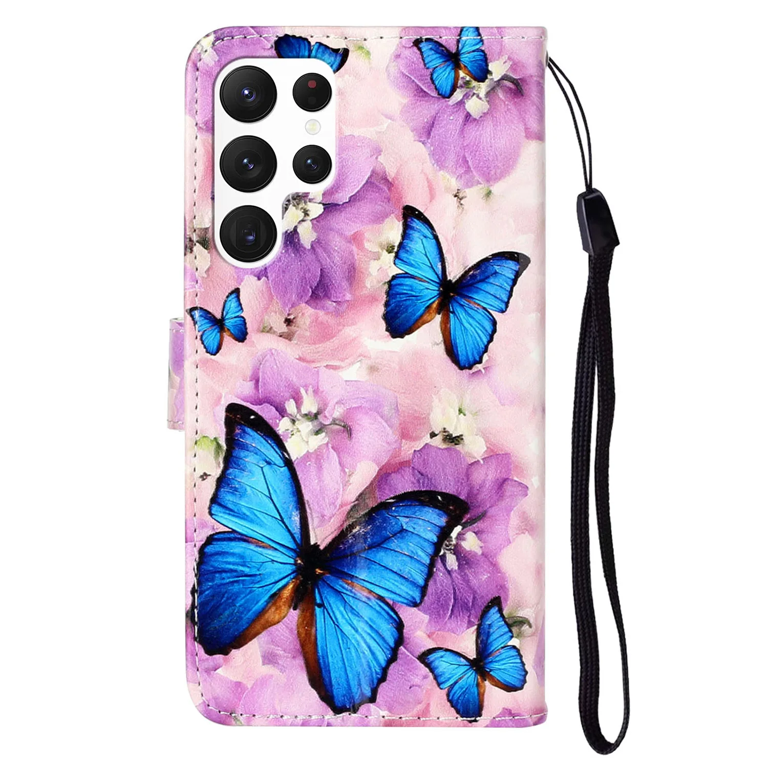 

10pcs Shiny Relief Patterns Wallet Leather Cases For Samsung A35 A55 S24 S23 FE A15 A25 A05 A05S A24 A14 Ultra Plus Phone Case