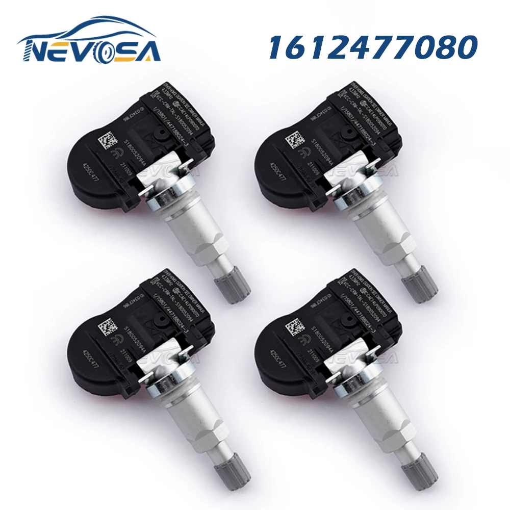 

NEVOSA 1612477080 TPMS Sensors For Citroen C-ZERO 2011-2020 C4 Aircross 2019 For Fiat For Mitsubishi For Peugeot Tire Pressure