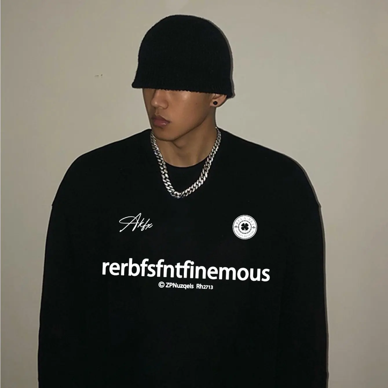 

Осенне-зимняя мужская и женская спортивная одежда с буквенным принтом и длинными рукавами, повседневная свободная уличная спортивная толстовка