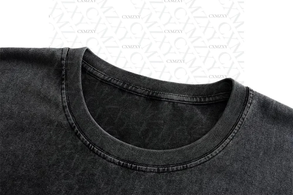 تي شيرت عتيق مغسول قديم بأكمام قصيرة Nir Van Rock Band American High Street 100% قطن #2