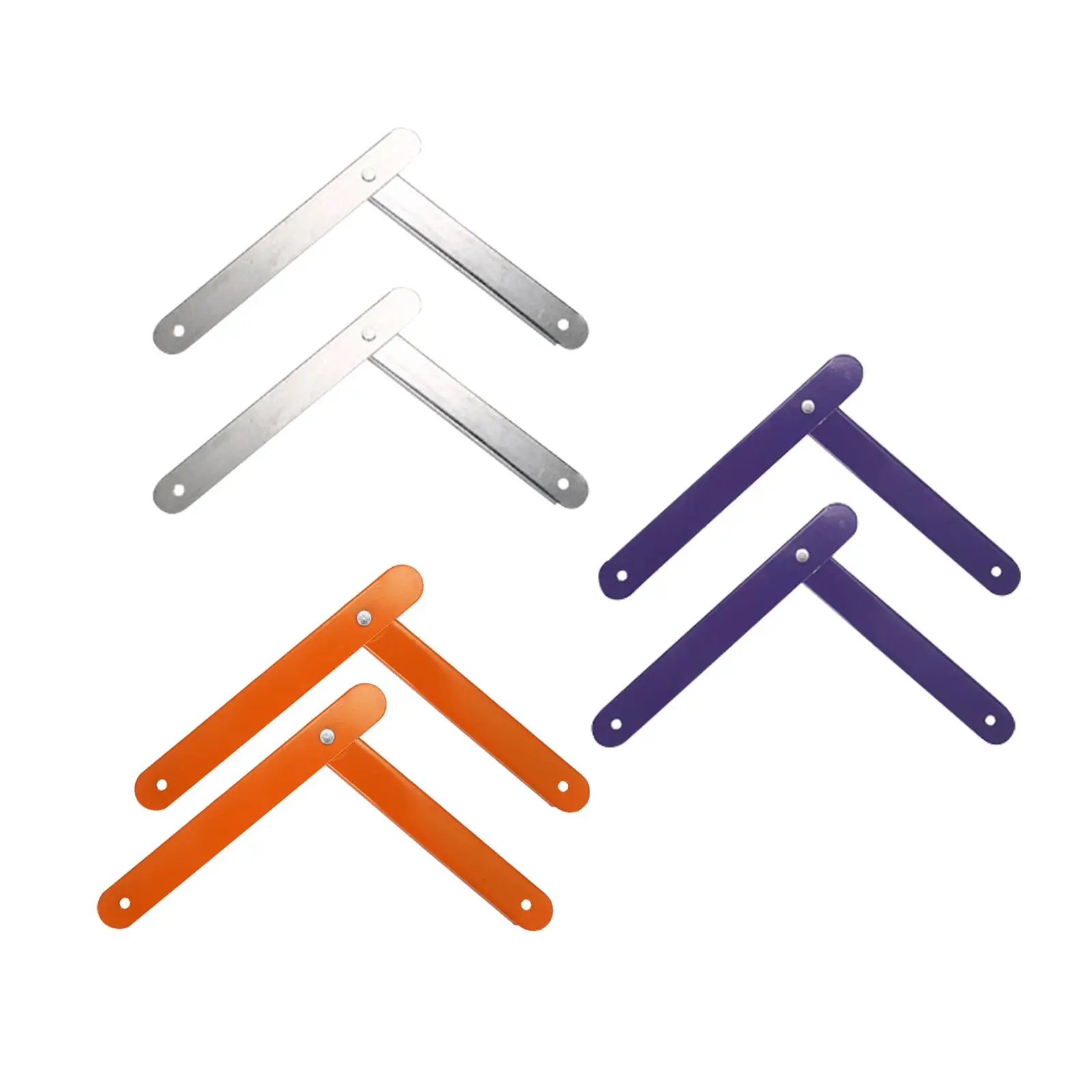 shawwille 2x Folding Step Ladder Hinge Attachment Stepladders Tie Rod