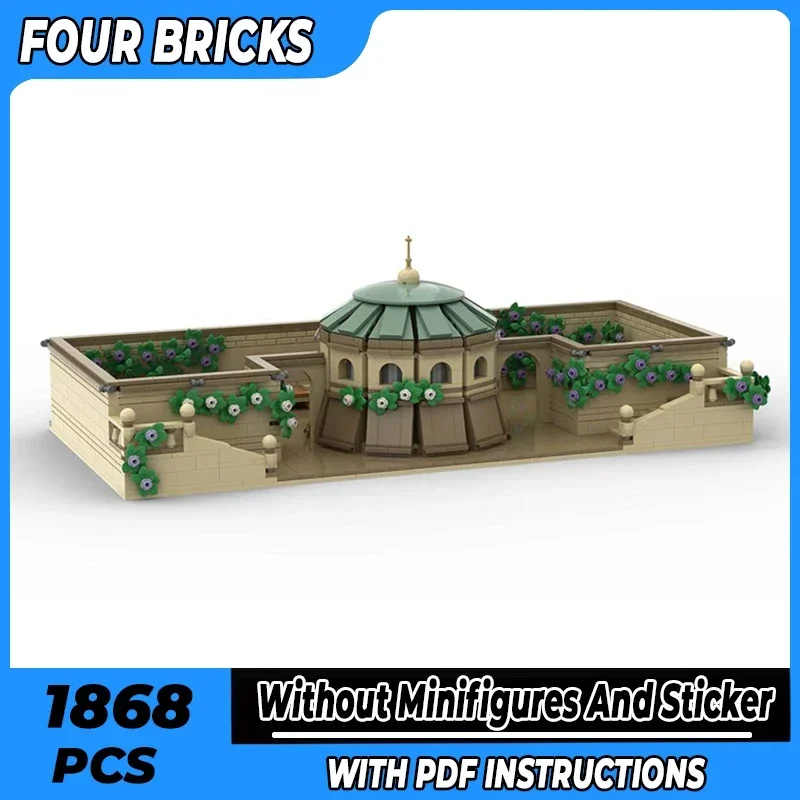 

Star Movie Model Moc Building Bricks Theed Courtyard Garden Technology Modular Blocks Gifts Christmas Toys DIY Sets Assembly