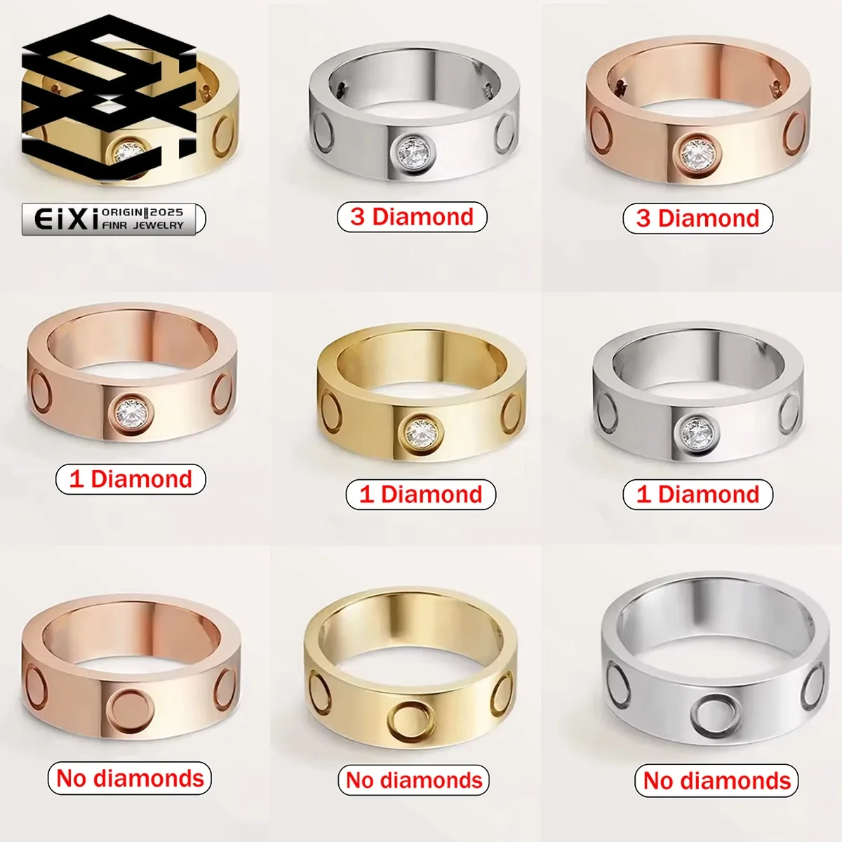 

Fashionable Luxury S925 Circular Zircon Ring Party Party, Workplace Daily Versatile Jewelry Gift Box Set - Birthday Gift
