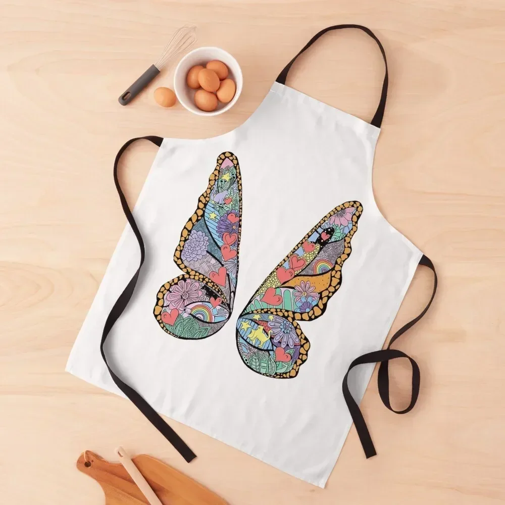 

Butterfly Apron For Nail Stylist Kitchen Apras Man For Women Children'S Apron