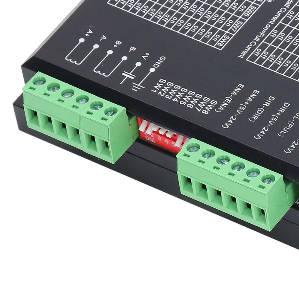 Practical 2 Phase Stepper Motor Driver 24-50VDC 5.6A Digital Stepper Driver 2.1A-5.6A Microstep Driver CNC Machine