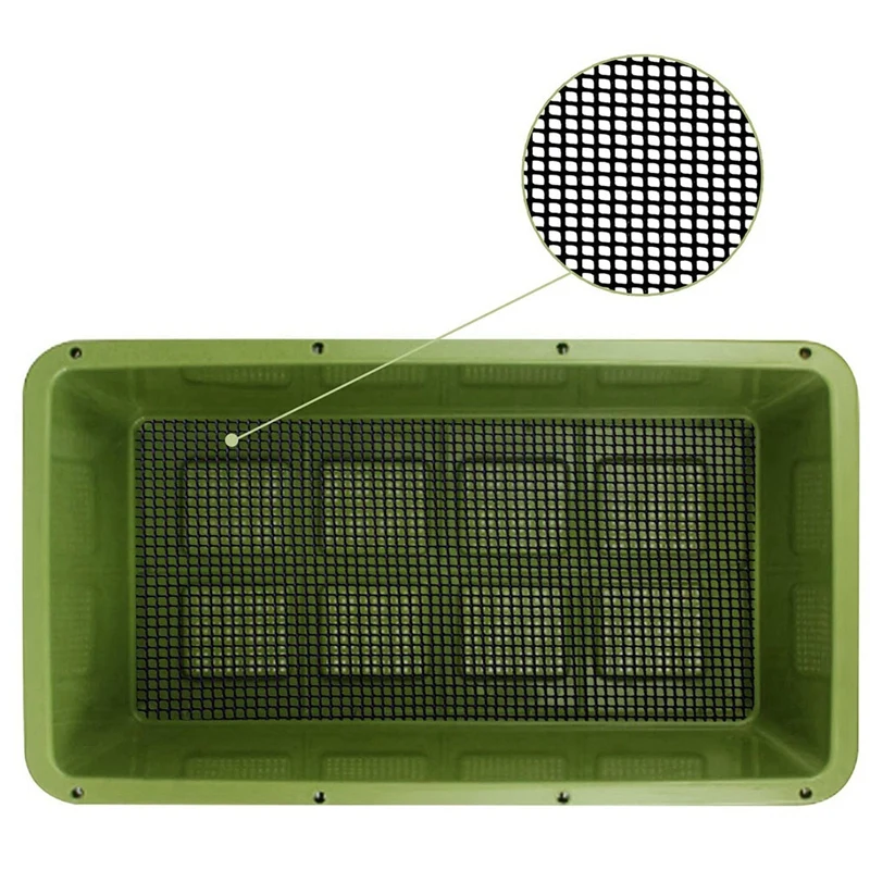 5 Pieces Of 30 X 20 Cm Garden Drainage Mesh Sieve Flower Pot Hole Mesh Mat Garden Drainage Mesh Hole Sieve