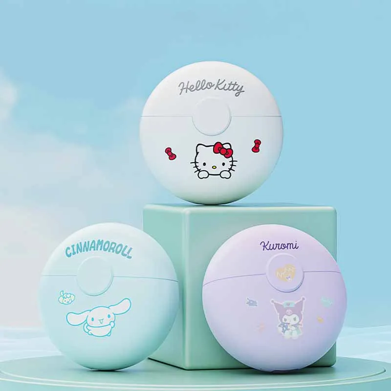 Cartoon Hellokittys Kuromi Cinnamoroll Anime Wireless Bluetooth Headset 5.3 Noise Reduction Sports Stereo Ear-Hanging Girl Gift